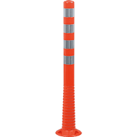K.57 Absperrpfosten StandUp, richtet sich selbsttätig auf, orange, Ø 80mm,1000mm