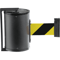 RS-GUIDESYSTEMS Wandkassette Indoor, schwarz, gelb/schwarz schraffiert, 10m