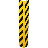 K.57 Eckschutz 90°, z. Aufdübeln, gelb pulverbeschichtet, Stahl, verzinkt,100x1000mm