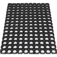 Matte Eazycare Scrub, für den Außeneinsatz, schwarz, Kautschuk, 800x1200mm