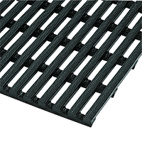 Industrie-Matte, schwarz,100% Recycling-Weich-PVC, B 600mm, H 12,5mm, Meterware