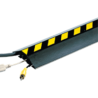 Kabelbrücken-Set 1, Kabelbrücke 1,5m, schwarz/gelb, Aluminiumprofil, 80x20mm