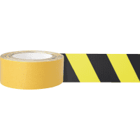 K.57 Bodenmarkierungsband, überfahrbar, gelb/schwarz, PVC, 50mm, 10m/Rolle