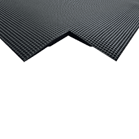Ergonomie-Matte Diamond Tread, gesäumter PVC, flammhemmend, 900x1500mm