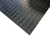 Bodenbelag COBAdot Nitril, schwarz, Nitrilgummi,3mm,1200mm, Meterware