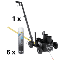 COLORMARK LINEMARKER Set mit Markierwagen Speedliner, weiß, 750ml, 6 Dosen/VE