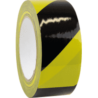 K.57 Markierungband Premium, gelb/schwarz schraffiert, Folie, lamin.,50mm,33m/Rolle