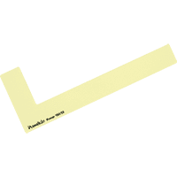 PERMALIGHT® power L-Treppenmarker, rechts, Aluminium, selbstklebend, 76x203x25mm