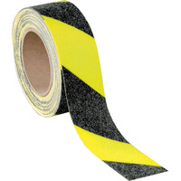 PERMALIGHT® power Antirutsch-Warnmarkierung, R10, gelb/schwarz, 50mm, 6m/Rolle