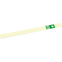 PERMALIGHT® power Rettungsz.Notausgang, Panikstangen li., Spezialkleber,75x1000mm