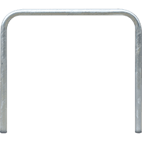 K.57 Fahrrad-Anlehnbügel Proof, zum Einbetonieren, feuerverzinkt, Stahl,900x800mm