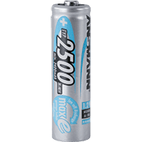 ANSMANN Nickel-Metall-Hydrid-max-e-Akku Mignon/AA, 2500mAh, 1,2 Volt