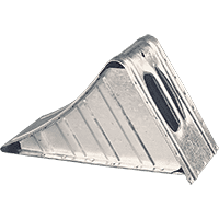Unterlegkeil, gem.DIN 76051, TÜV-gepr., Stahlblech, geschw./verzinkt, NG53,65KN,4,3kg