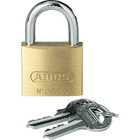 ABUS Vorhängeschloss Serie 60, verschieden schließend, B38,5mm, H25mm, Ø 6,5mm