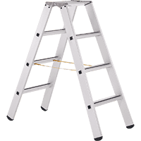 ZARGES Stufen-Stehleiter, beidseitig begehbar, 3 Stufen, Arbeitshöhe 2,20m,4,6kg