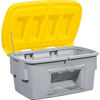 asecos Streugutbox, mit Entnahmevorrichtung, Polyethylen,975x705x670mm,200 l