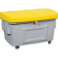 asecos Streugutbox, ohne Entnahmevorrichtung, Polyethylen,975x705x670mm,200 l