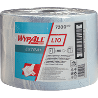 Kimberly-Clark Wischtücher Wypall® L10 EXTRA+, 1-lagig, blau, 24x38cm, 1000/RO