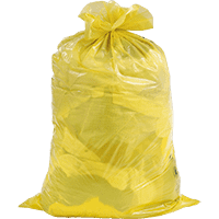 PREMIUM® Abfallsack Typ 60, gelb, LDPE, 575x1000mm, 25/Rolle, 10 Rollen/VE