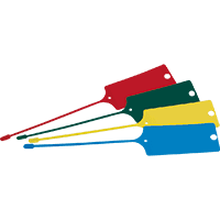 Schlüsselanhänger Standard, gelb, PP-Hartfolie, 210mm, 100/VE