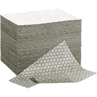 Universal-Sorbent Tücher, grau, Polypropylen,400x500mm, Aufnahme 85 l/VE,100/VE