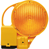 Warnleuchte BakoLight LED, zweiseitig, TL- und BASt-geprüft, gelb, Ø 200mm