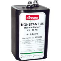 Blockbatterie Konstant 45, für Warnleuchten, 6 Volt, 45-50 Ah, 67x98x67mm