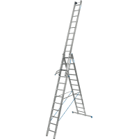 STABILO® Professional Vielzweckleiter +S, 3x12 Stufen, EN 131, AH 9,10m, 30,8kg