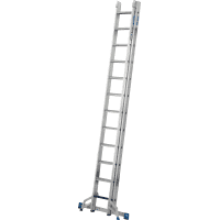 STABILO® Professional Schiebeleiter +S,2x12 Sprossen/Stufen, EN 131, AH 6,7m