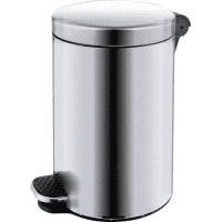 Tretabfalleimer Monika Economy, mit Innenbehälter, Edelstahl, matt, 5 Liter