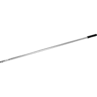 Stiel, für handelsübliche Klapphalter, eloxiertes Aluminium/Polypropylen, 140cm
