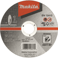 Makita Trennscheibe Alu B-45331, für Akku-Winkelschleifer DGA513Z, 125x1mm