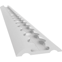 MTPro Airlineschiene 2050, halbrund, Loch-Ø 20mm, Aluminium, 1000x50x11,5mm