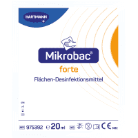 HARTMANN Flächen-Desinfektionsmittel Mikrobac® forte, 250x20ml Konzentrat/VE