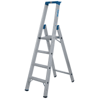 KRAUSE® Stehleiter STABILO® Professional, R13,4 Stufen, Alu, Arbeitsh.2,95m,7,2kg