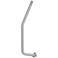 KRAUSE® Handlauf für Podestleiter, für 3-4 Stufen, Aluminium, 1,1kg