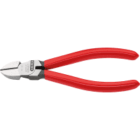KNIPEX® Seitenschneider, Griff mit Kunststoff überzogen, 140x50x13mm