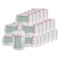 Mollelast® Fixierbinde, hautverträglich, elastisch, 6cmx4m/RO, 20 Rollen/VE