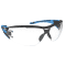 Work Schutzbrille C7 Flex, Kategorie II, EN 166, schwarz/blau, Polycarbonat, kratzfest, 23g Bild 1