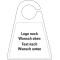 Parkausweis, mit Logo nW. oben / Text nW. unten, Kunststoff, 120 x 165mm Bild 1