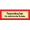 PERMALIGHT® power Feuerwehrschild Feuerlöscher für elektrische Brände, Folie, 210x74mm Bild 2