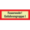 PERMALIGHT® power Feuerwehrschild Feuerwehr! Gefahrengruppe I, Folie, 210 x 74mm Bild 2