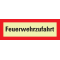 PERMALIGHT® power Feuerwehrschild Feuerwehrzufahrt, Aluminium, 420 x 148mm Bild 2