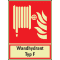 PERMALIGHT® power Brandschutz-Kombischild Wandhydrant, ASR/ISO, Aluminium, 200x270mm Bild 2