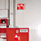 Brandschutz- Nasenschild Brandbekämpfung, ASR / ISO, Kunststoff, 200 x 200mm Bild 2