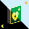 PERMALIGHT® power Fahnenschild Automatisierter Externer Defibrillator(AED), doppelseitig, ASR, Kunststoff, 200x200mm Bild 1