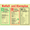PERMALIGHT® power Notfall - und Alarmplan, mit Piktogrammen, Kunststoff, 700x500mm Bild 2