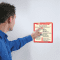 Notfallplan Verhalten im Brandfall, Folie, selbstklebend, 200 x 200mm Bild 2
