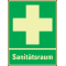 PERMALIGHT® power Rettungs-Kombischild Sanitätsraum, ASR/ISO, Kunststoff, 300x400mm Bild 2
