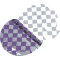 Prüfplakette Nächster Prüftermin 28-33, violett, Schachbrettfolie, Ø 30mm, 18 / Bogen Bild 3